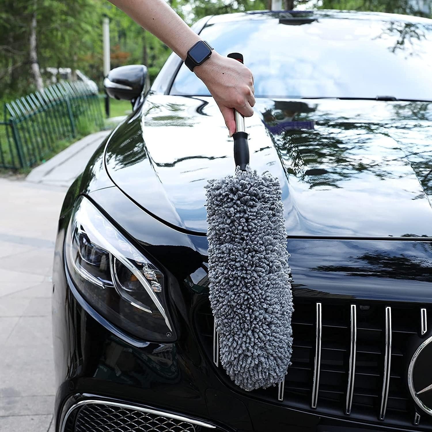 Example productCar Duster Kit Microfiber Brush Exterior Interior Scratch Free Cleaning Tool For Car Truck SUV RV Motorcycle