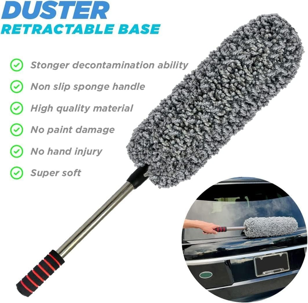 Example productCar Duster Kit Microfiber Brush Exterior Interior Scratch Free Cleaning Tool For Car Truck SUV RV Motorcycle