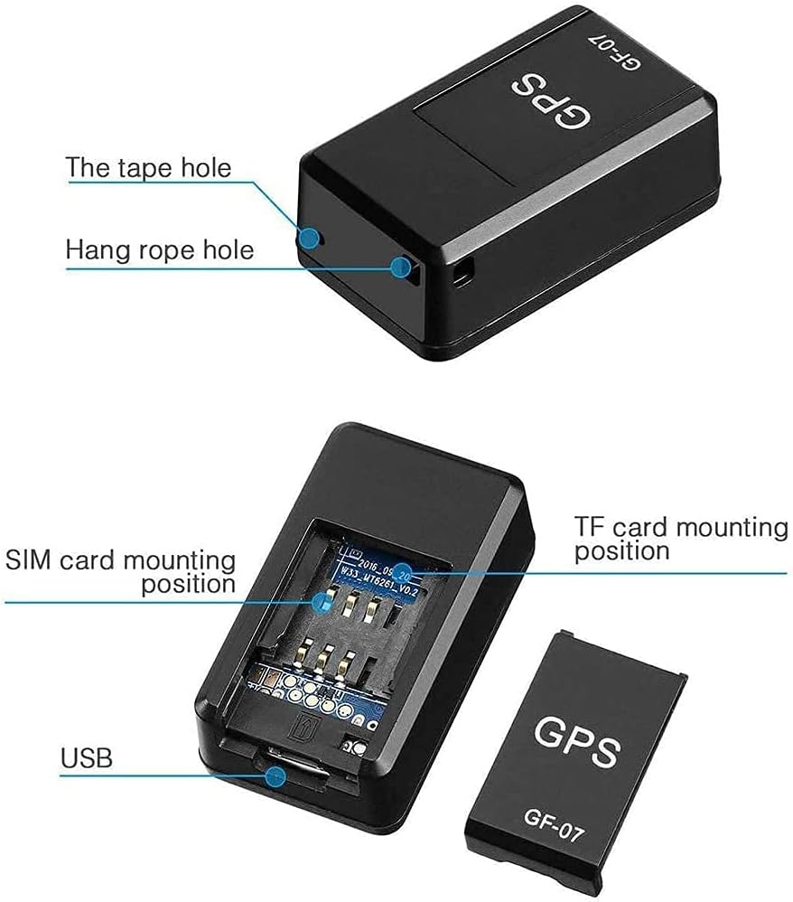 GPS Tracker With Box GF-07 | Rechargeable Car Bike Tracker | Mini GPS Tracker Device | PTA Approved